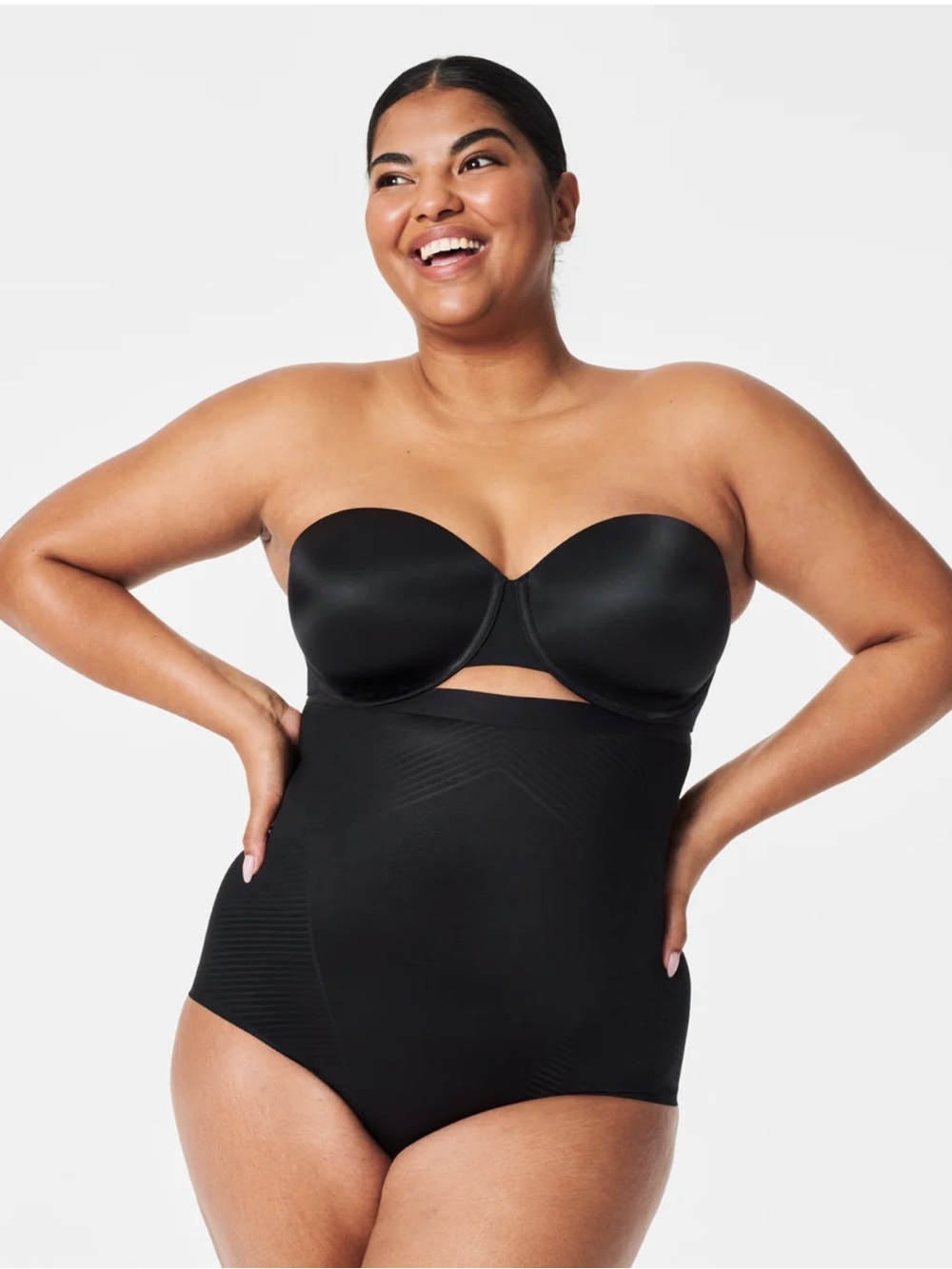 Assets By Spanx Black High-Waist Shaping Brief - Picture 3 of 7